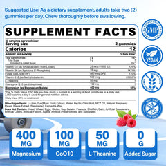 Close-up of raspberry flavored gummies