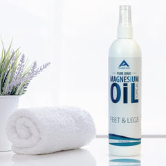 Magnesium Oil Spray for Feet and Legs in a 12oz USA-made bottle