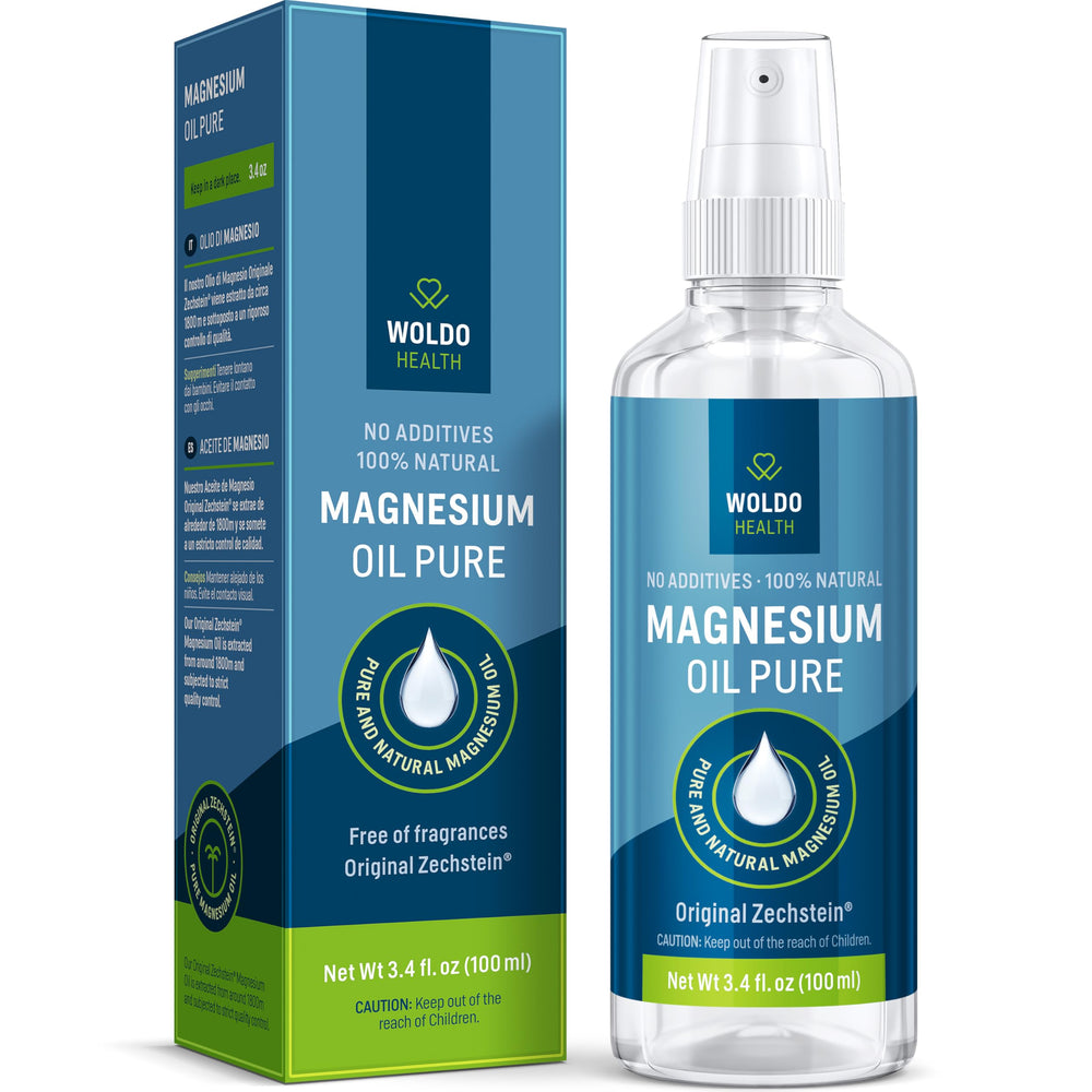 Magnesium oil spray bottle with Zechstein chloride 3.4 oz