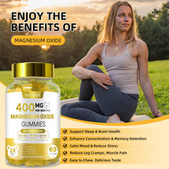 Supplement blend highlighting Magnesium Oxide with L-Theanine and L-Tryptophan