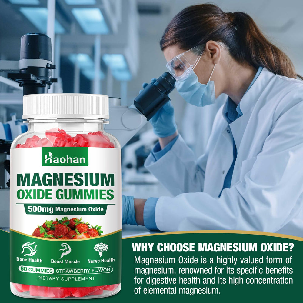 Chewable strawberry gummies showing texture