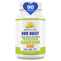 Product hero image showing Magnesium Potassium Zinc supplement bottle