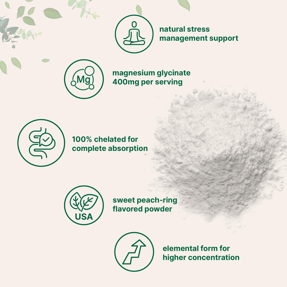 Nutrition facts panel showing 400 mg magnesium per serving