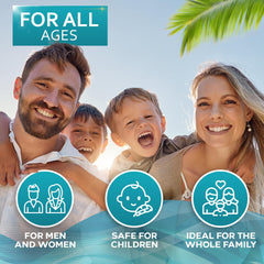 Mist being sprayed on feet showing castor oil infusion