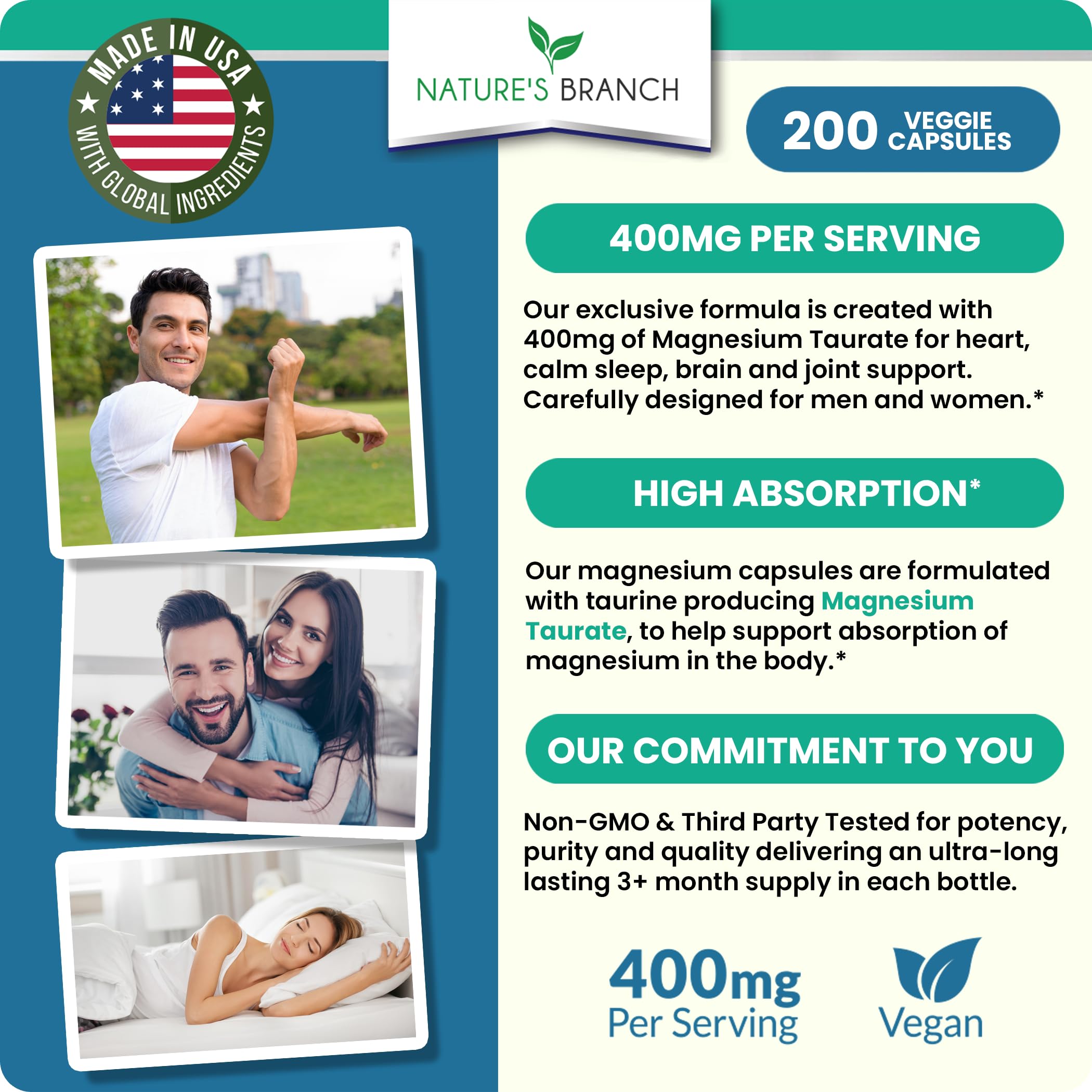 Made in USA stamp on bottle