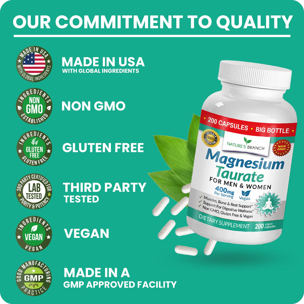 Packaging showing taurine and magnesium notes