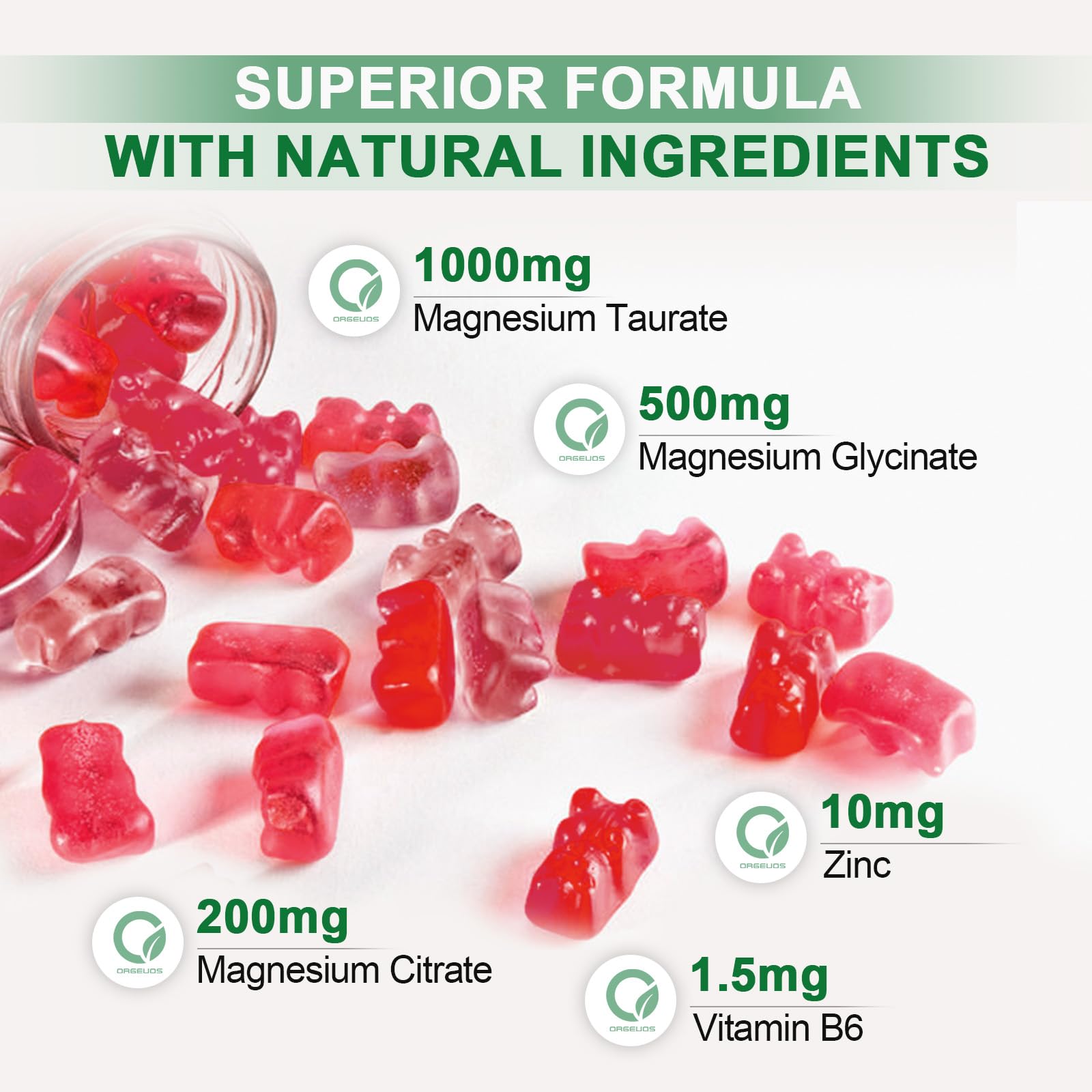 Antioxidant properties of magnesium in gummies