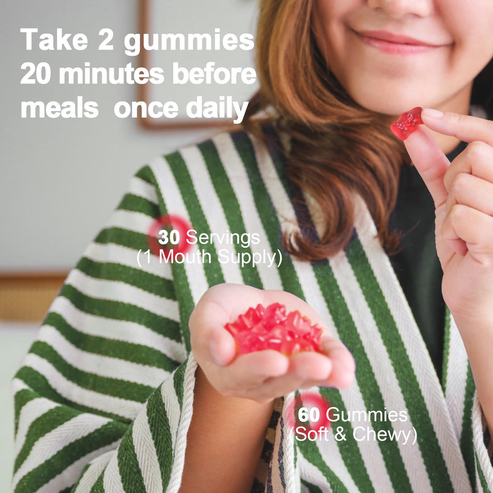 Vegan-friendly, gluten-free, non-GMO gummies packaging