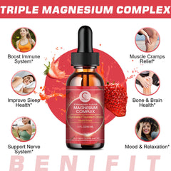 Magnesium taurate liquid drop illustration