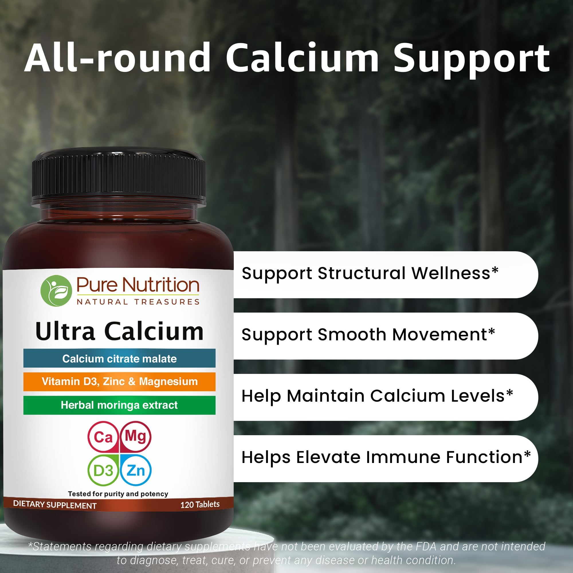 Magnesium and zinc minerals included in the supplement bottle.