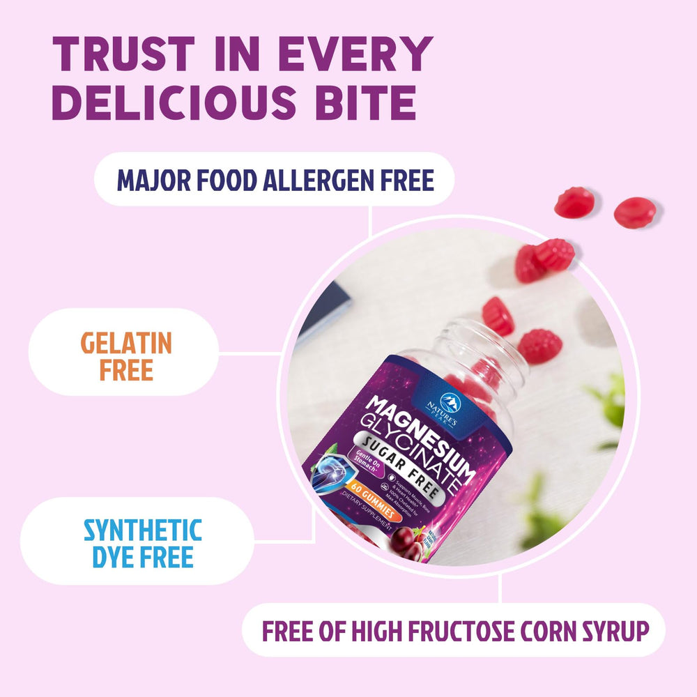 Icons representing heart health associated with the gummies.