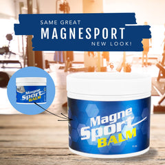 Applying MagneSport balm to a tense muscle