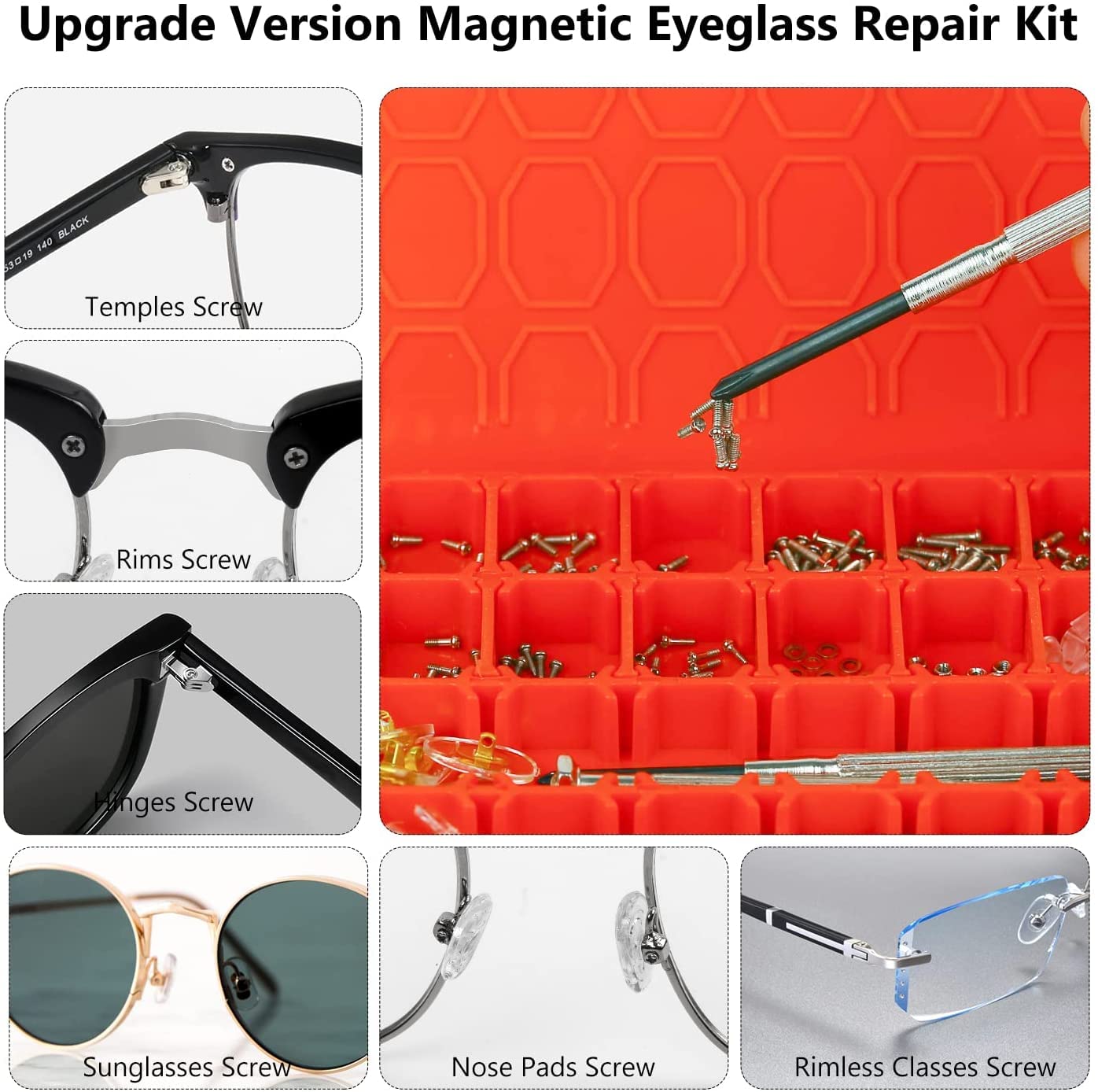 10 nose pads for eyeglasses and sunglasses