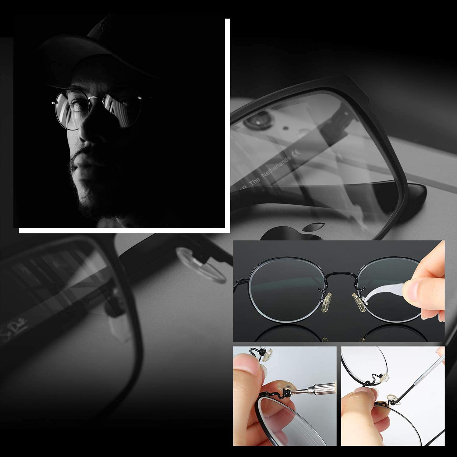 Keychain screwdriver included for portable repair