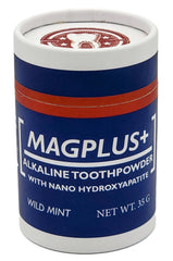MagPlus+ Premium Toothpowder Mint 35 g packaging