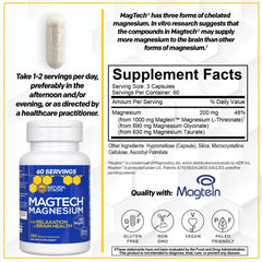 MagTech 180 capsule bottle with packaging