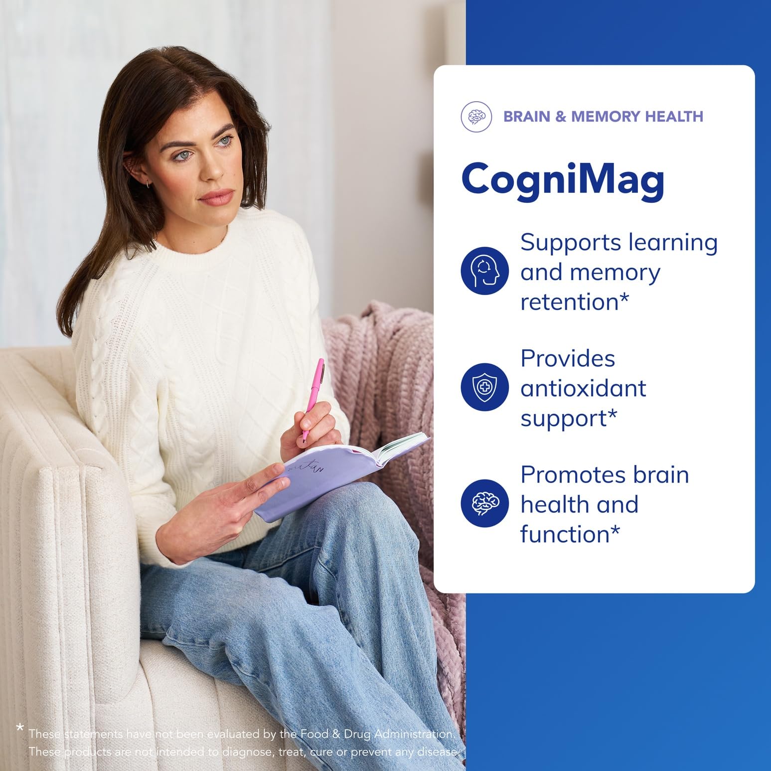 Magnesium L-Threonate (Magtein) illustration for brain health