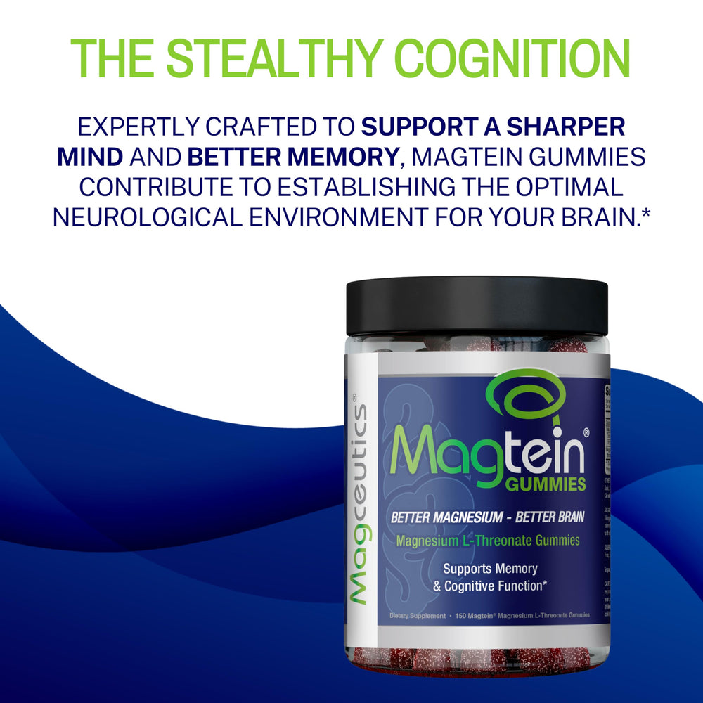 Magtein Gummies packaging and label