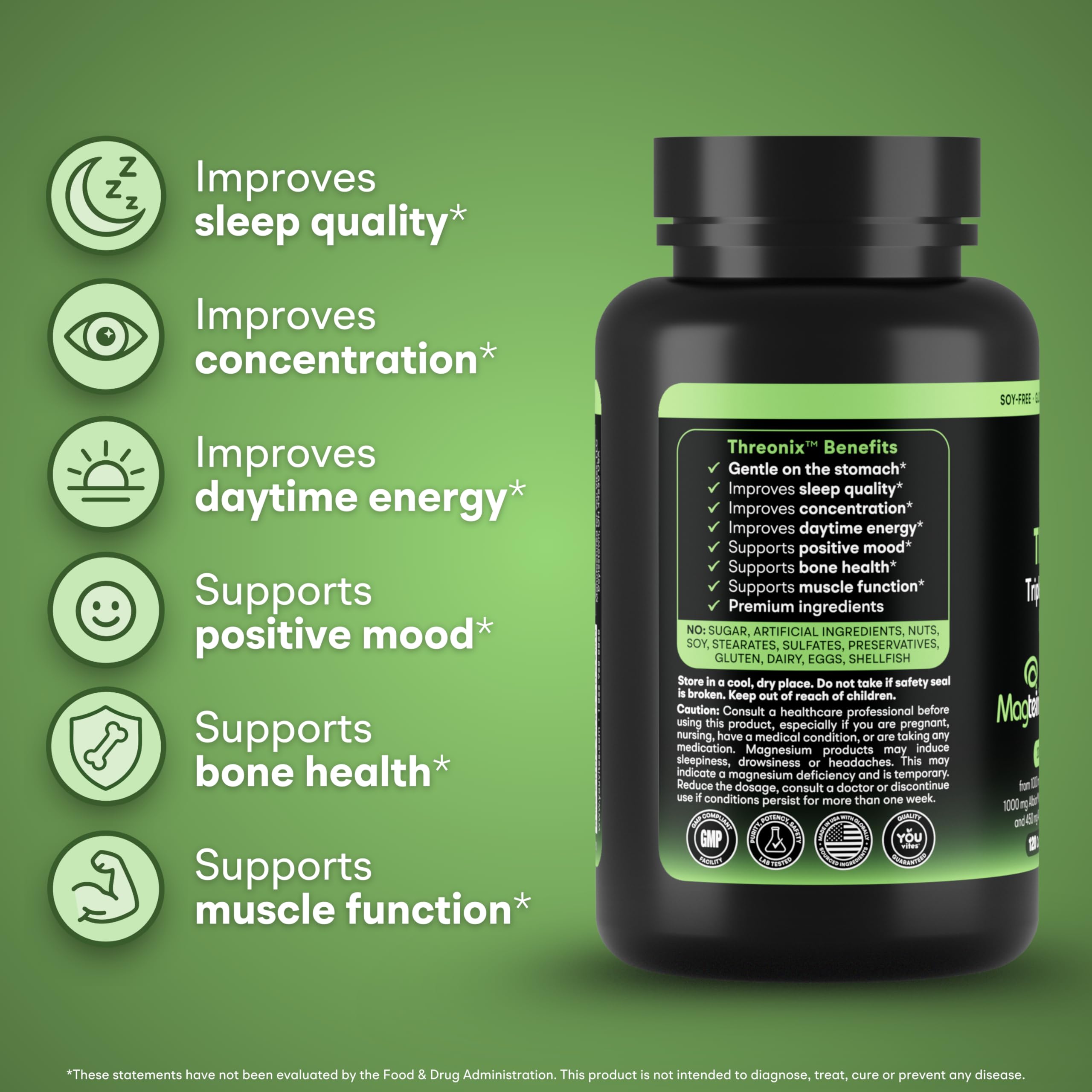 Magtein Magnesium L-Threonate 1000 mg illustration