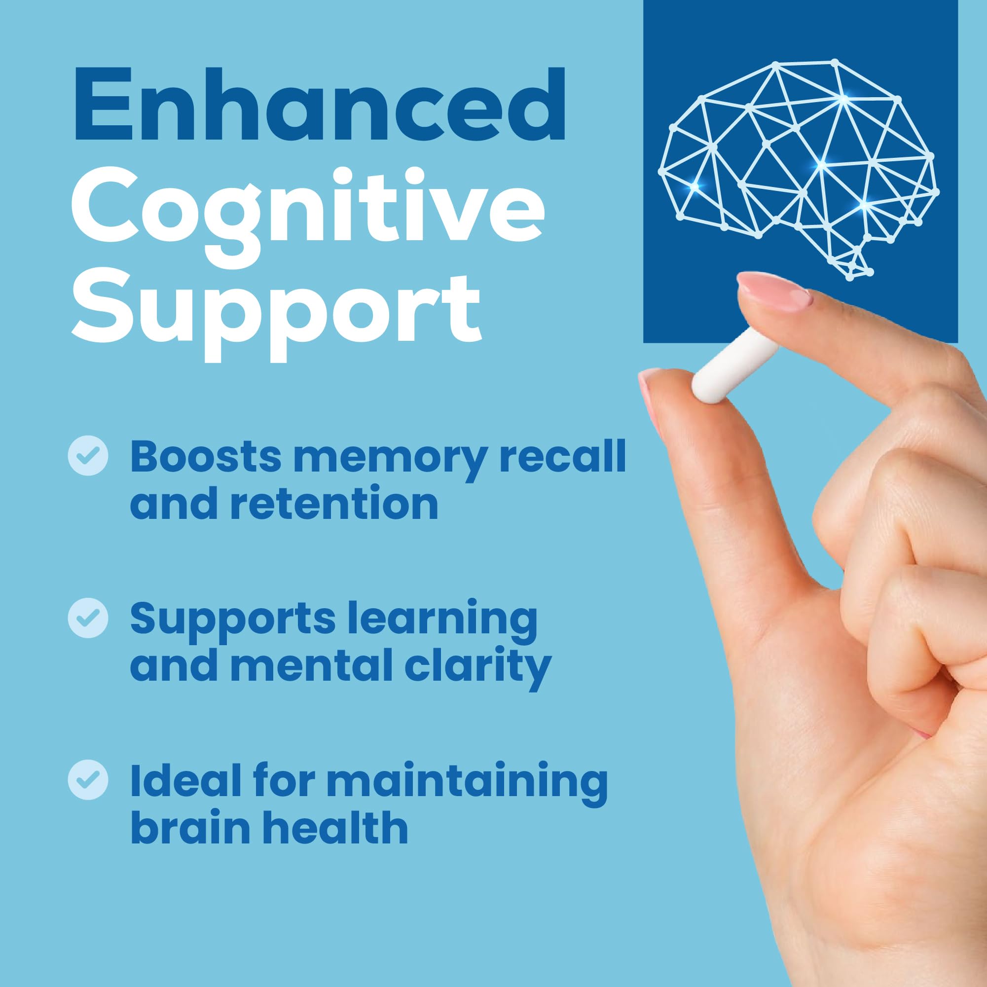 Close-up of Magtein capsules in a bottle