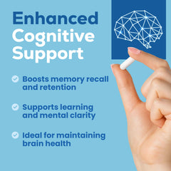 Close-up of Magtein capsules in a bottle