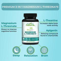 Close-up of Magtein magnesium L-threonate capsules