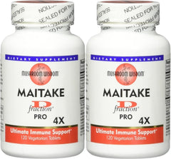 Mushroom Wisdom Maitake D-Fraction Pro 120 Count Pack of 2 product image