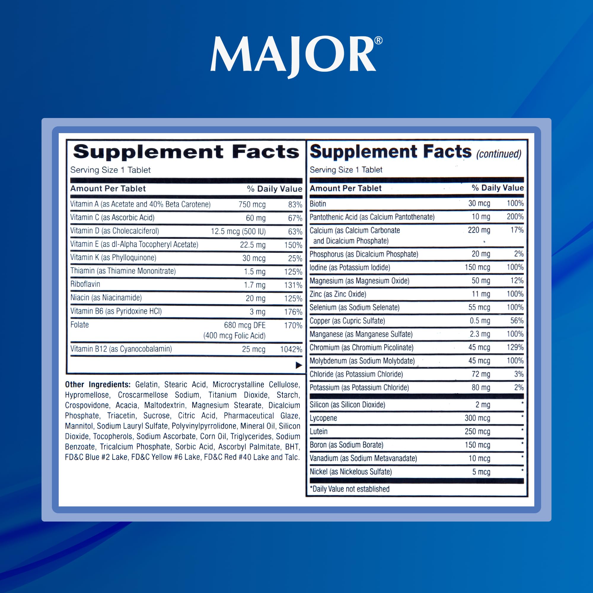 Bottle and packaging on a white surface