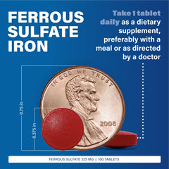 Front packaging of Major Ferosul iron supplement
