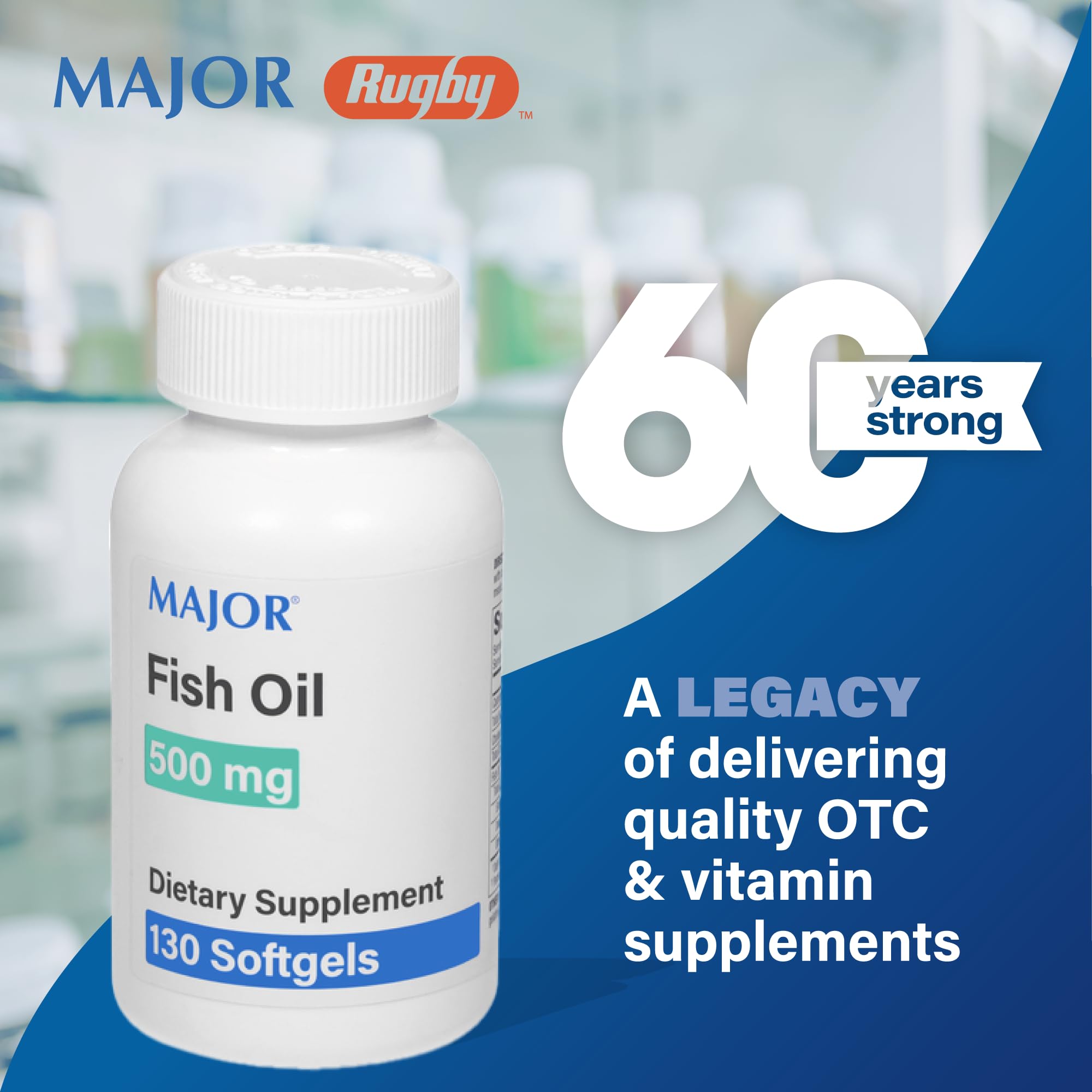 Adults taking MAJOR Fish Oil softgels with a meal