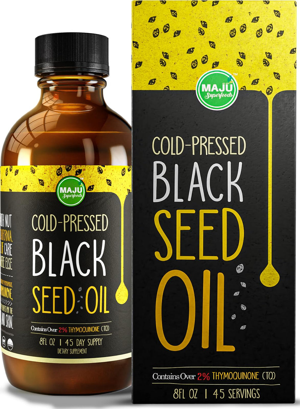 MAJU Black Seed Oil 8 oz bottle front