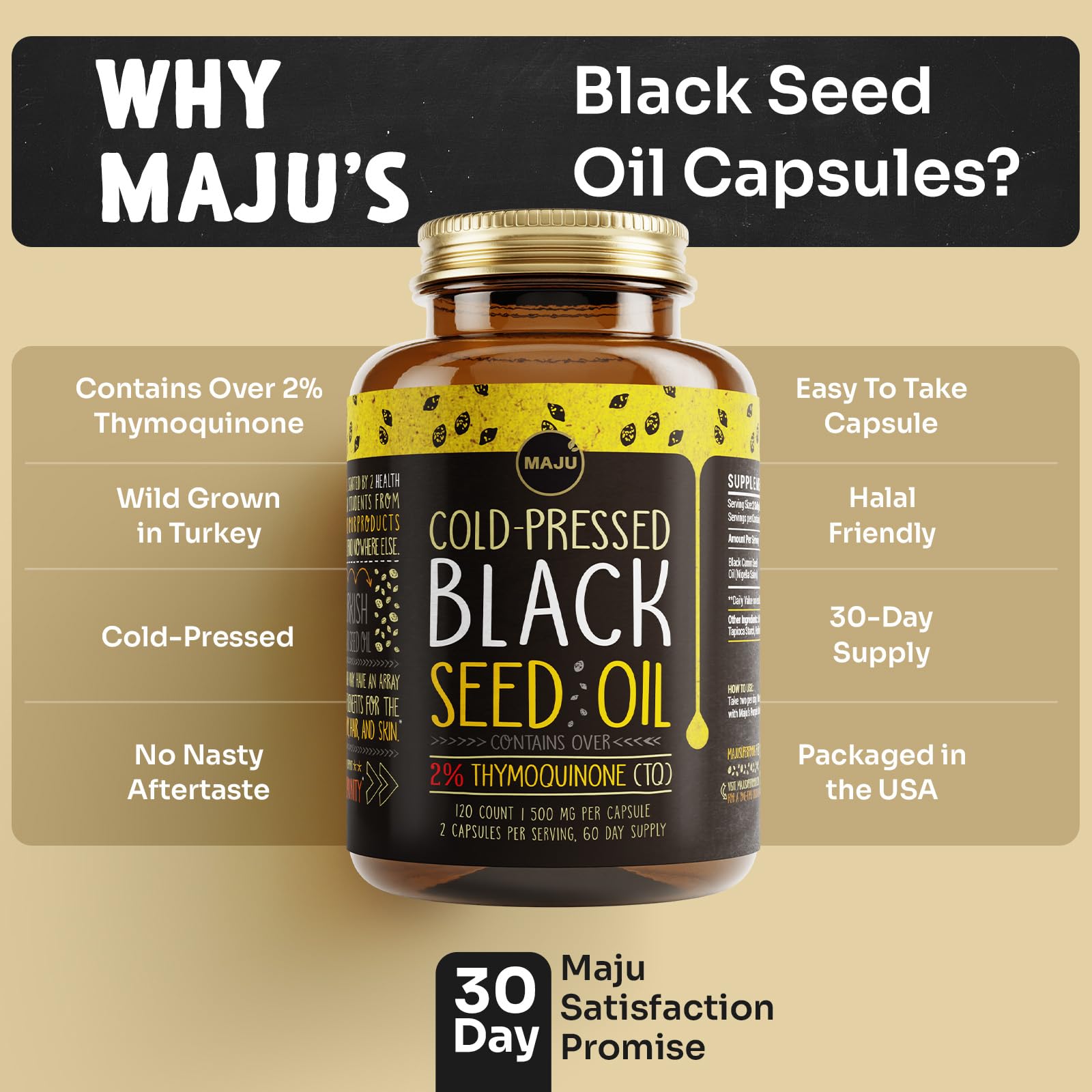 Turkish Nigella Sativa seeds used in Maju Black Seed Oil