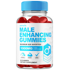 Bottle of Male Enhancing Gummies 6 in 1 Testosterone Booster for Men