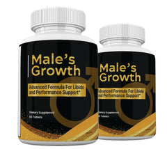 Male's Growth 2-pack bottle – front view