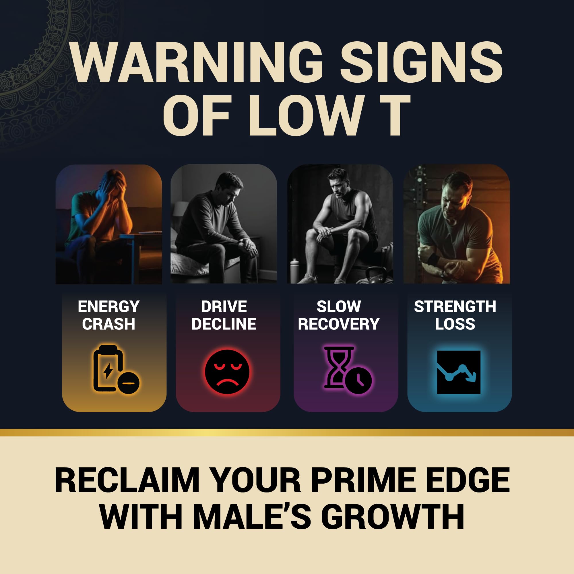 Close-up of additional Male's Growth capsules/tablets