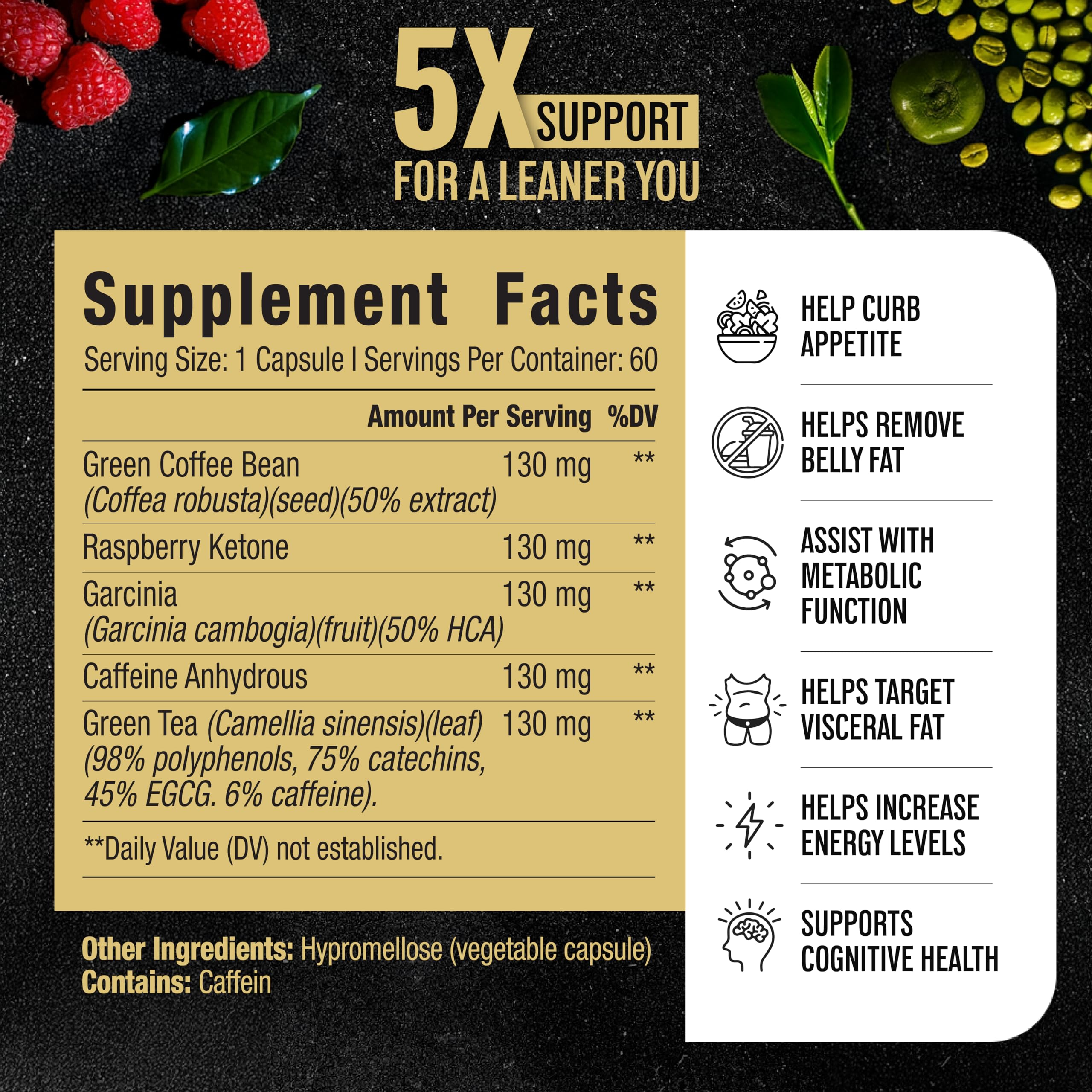 Close-up of Male Performance Burner capsules