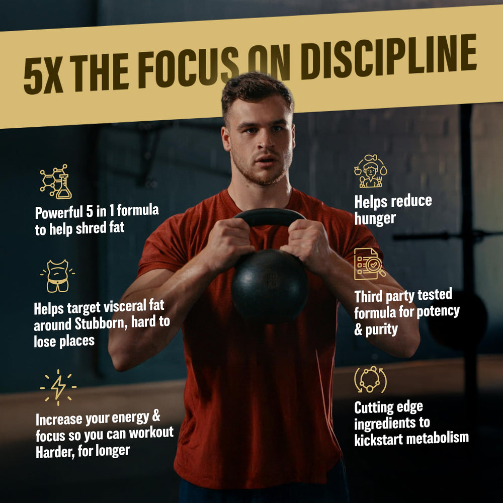 Supplement facts panel for Male Performance Burner