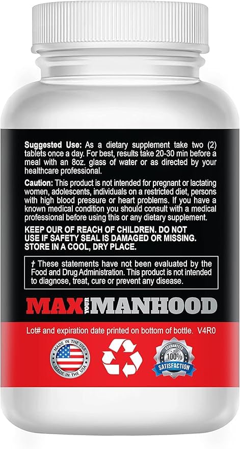MaleMax Malemax Perform tablets closeup showing natural capsules for daily use