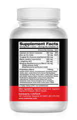MaleMax pills tablets closeup, compact daily supplement for performance.