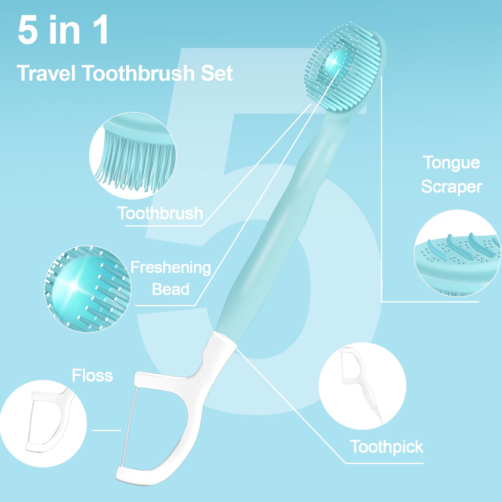 Malisseladi tongue scraper detail reducing surface coating for fresher breath