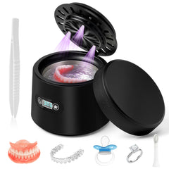 Front view of MALLMALL6 Ultrasonic Retainer Cleaner with compact design