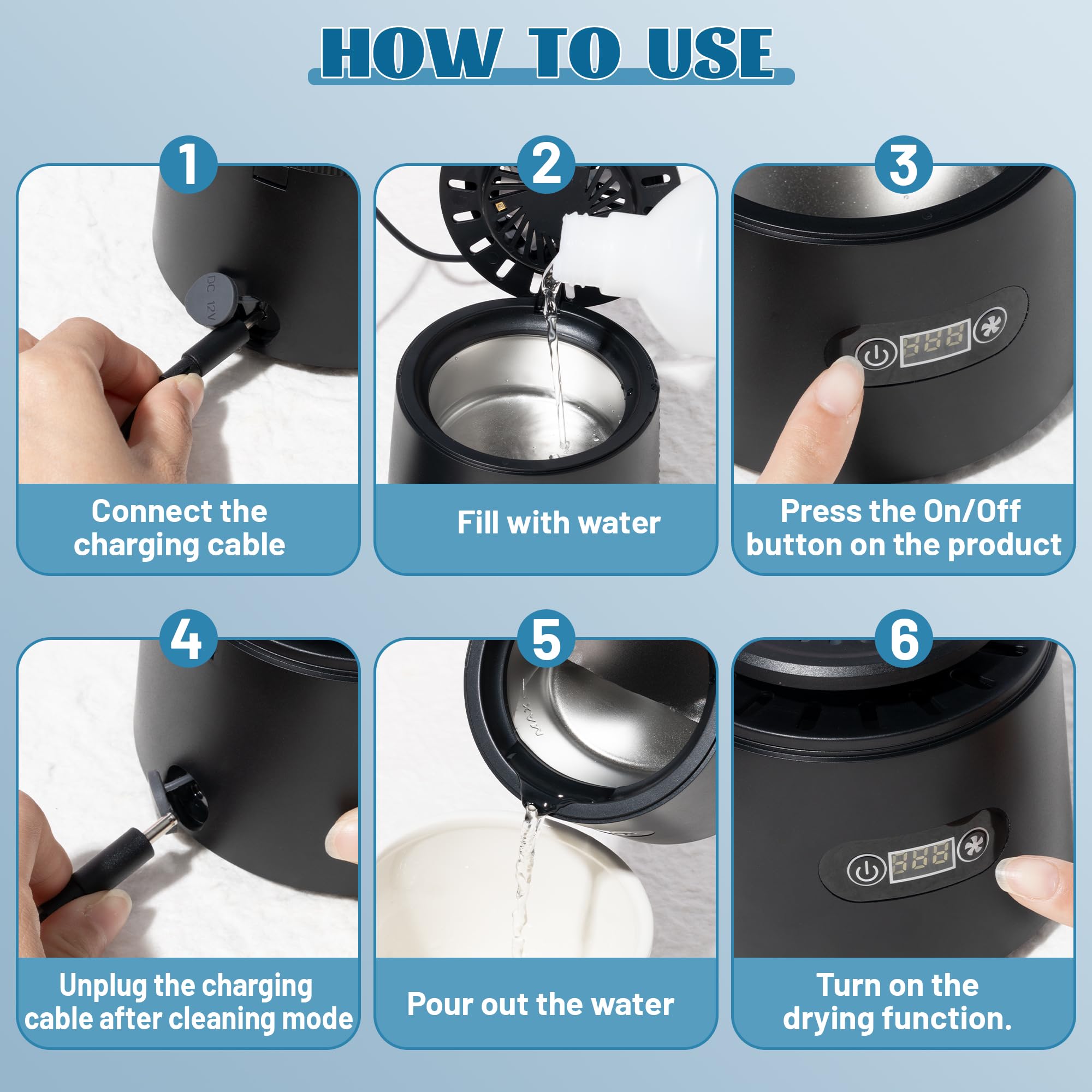 Dust cover closed for easy storage