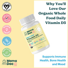 Vitamin D3 chewables for kids—sugar-free and vegan