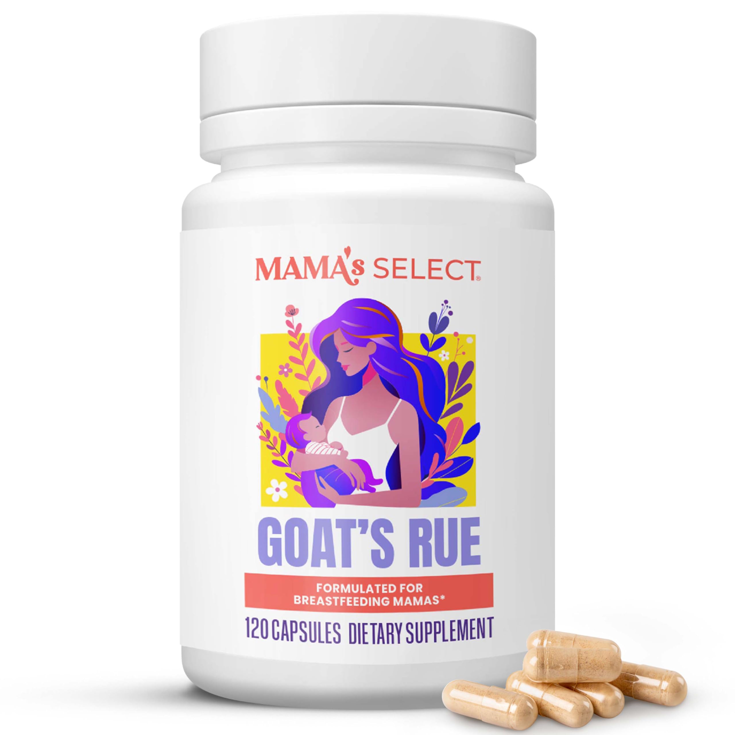 Mama's Select Goat's Rue capsules for breast milk production
