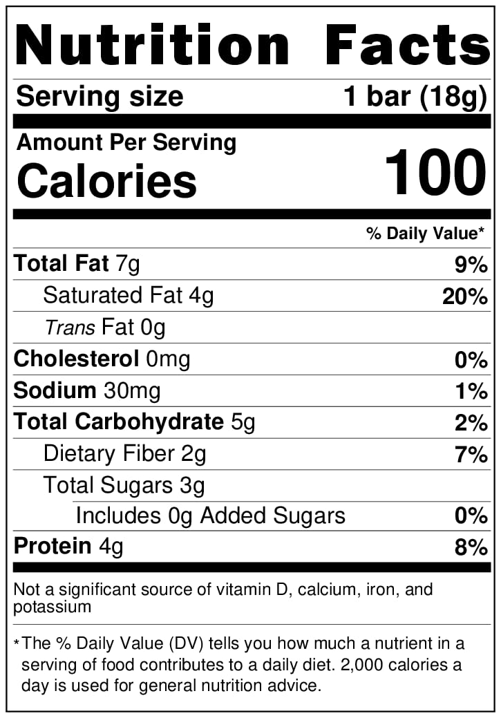 Mammoth Bar Macadamia Coconut Mini Bar closeup shows protein-rich texture for quick energy.