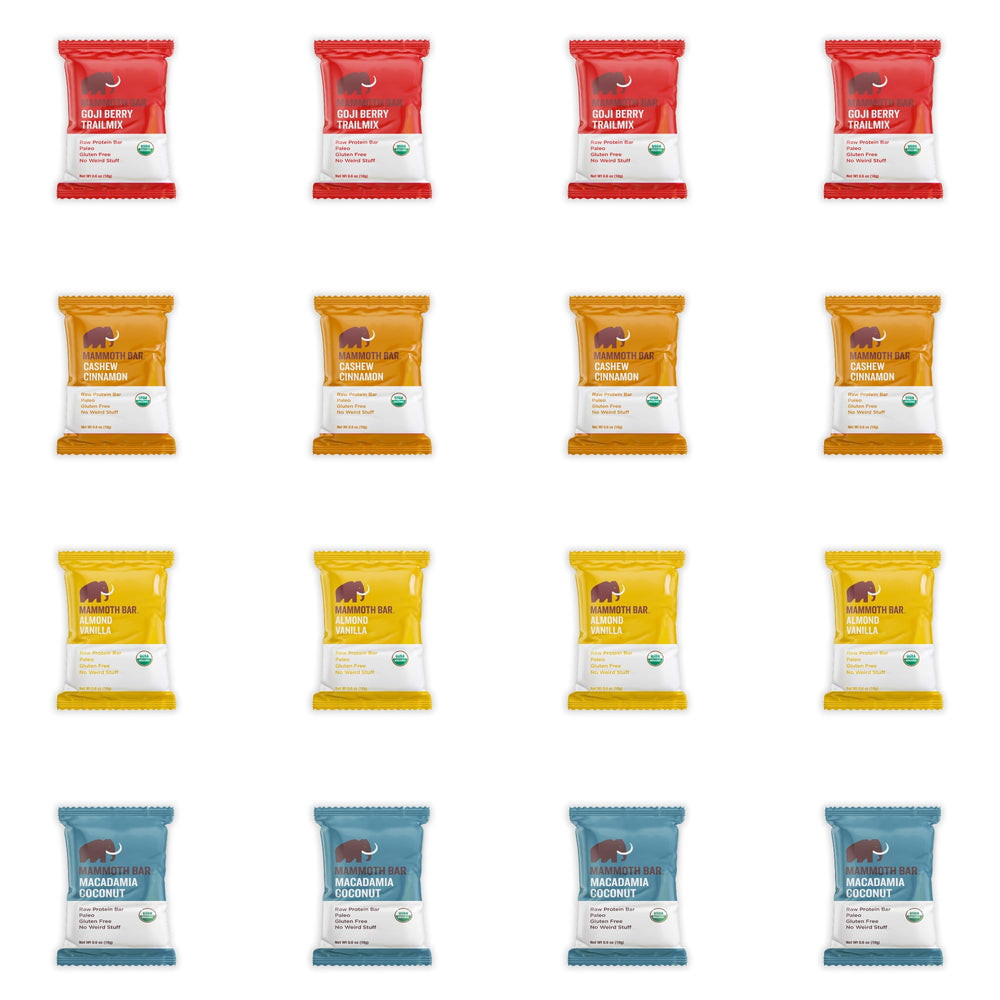 Mammoth Bar Mini on-the-go snack setup during activity emphasizes easy energy support.