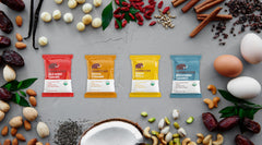 Mammoth Bar Mini raw ingredients close-up showcasing natural purity and wholesome nutrition.