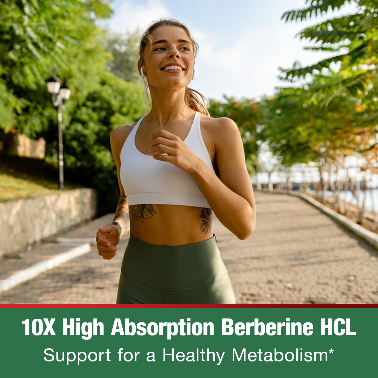 Packaging and ingredients list of MAMOWYZ Berberine supplement