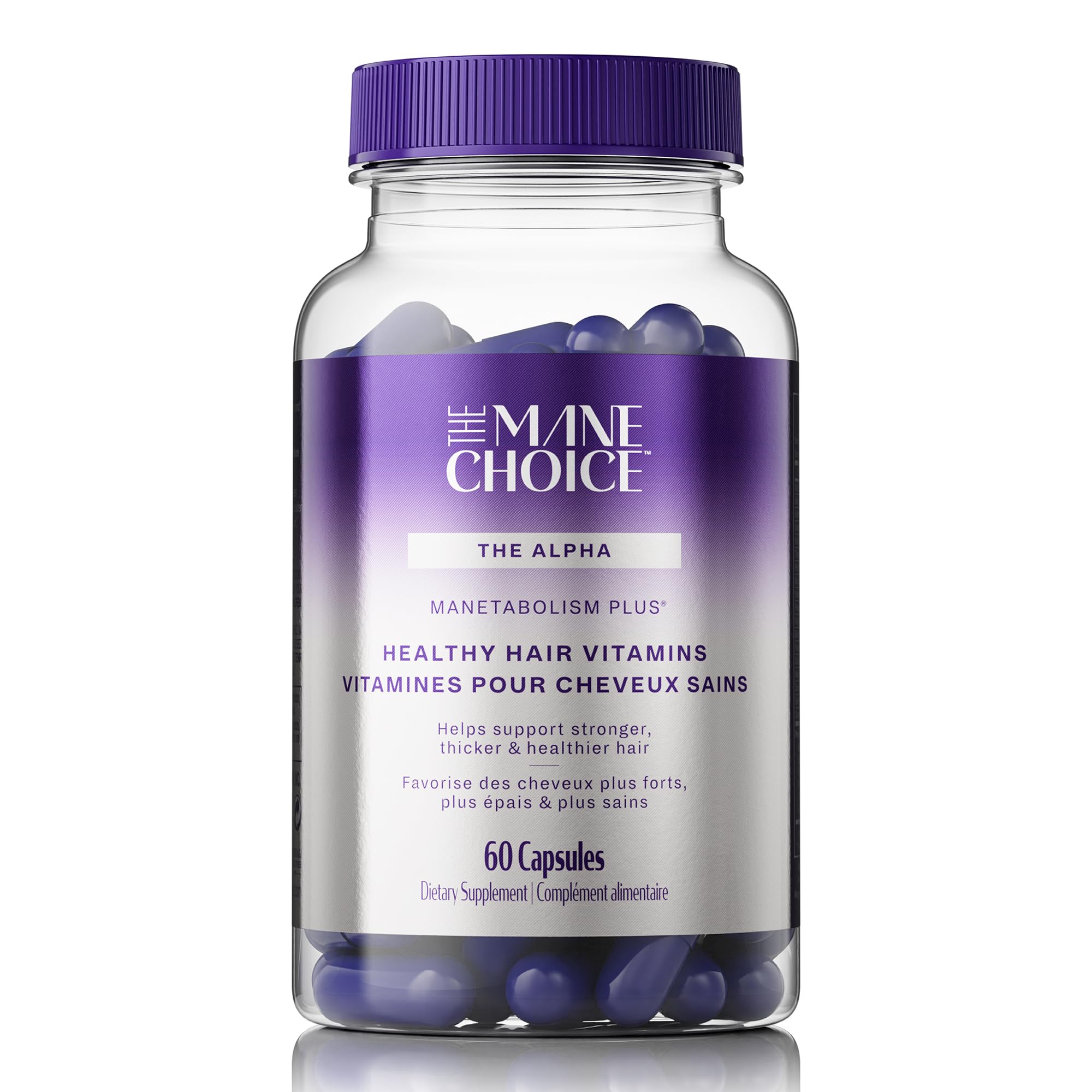MANETABOLISM Plus bottle label with 60 capsules