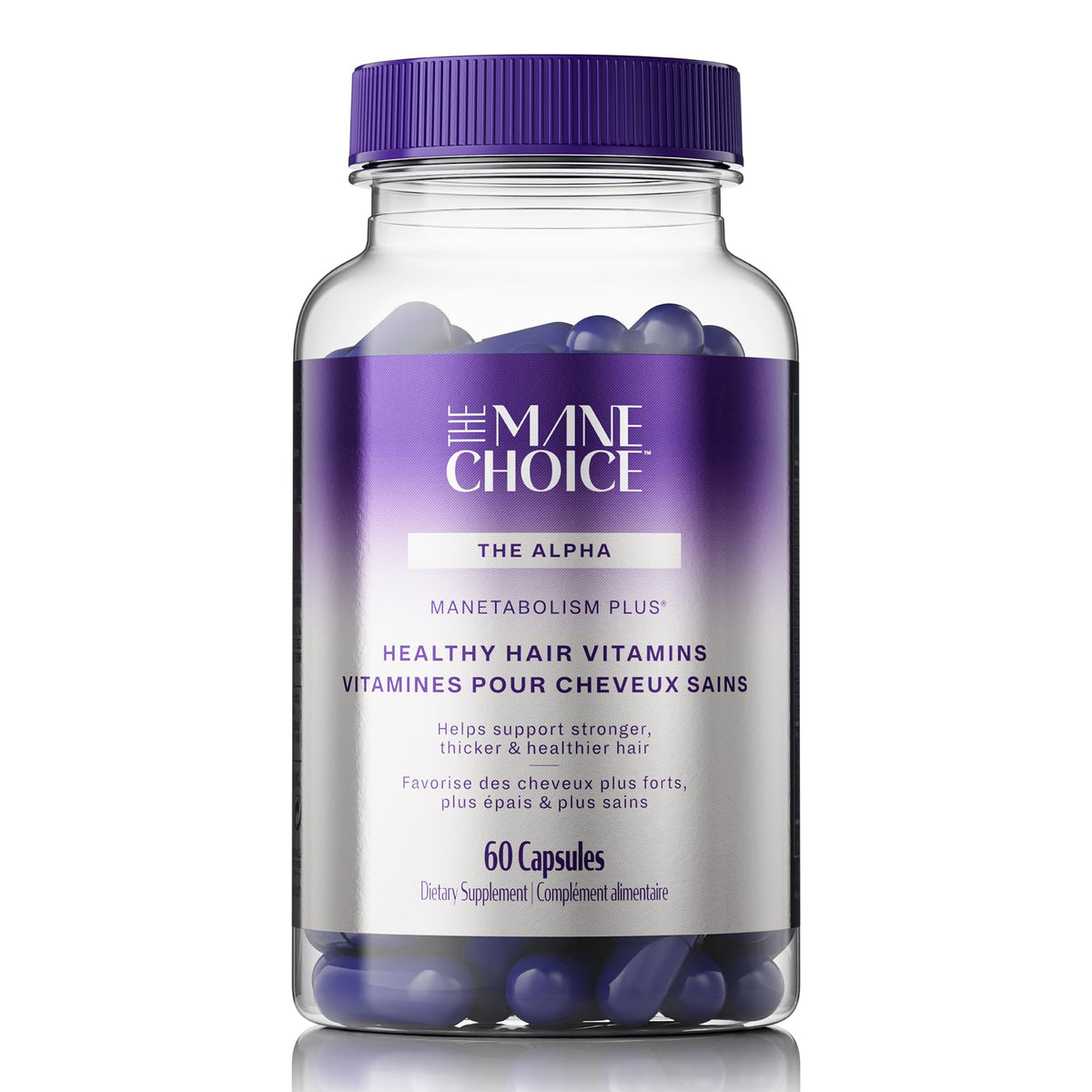 MANETABOLISM Plus bottle label with 60 capsules